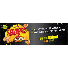 Arnotts Shapes Vegemite 165g snack plate, perfect for sharing at gatherings.