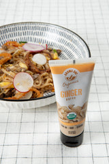 Aroma One ginger puree paste stirred into noodles for bold heat