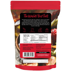 Aromasong Dead Sea mineral sea salt in pure mineral form for flavorful dishes.
