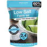 Aromasong low-sodium sea salt bottle boosts flavor with reduced sodium.