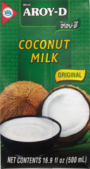 Aroy-D Coconut Milk in BPA-free carton packaging