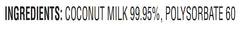 Close-up of silky Aroy-D Coconut Milk texture for smooth dishes