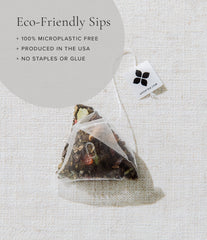 Art of Tea variety flavors lineup showing caffeinated and herbal options.