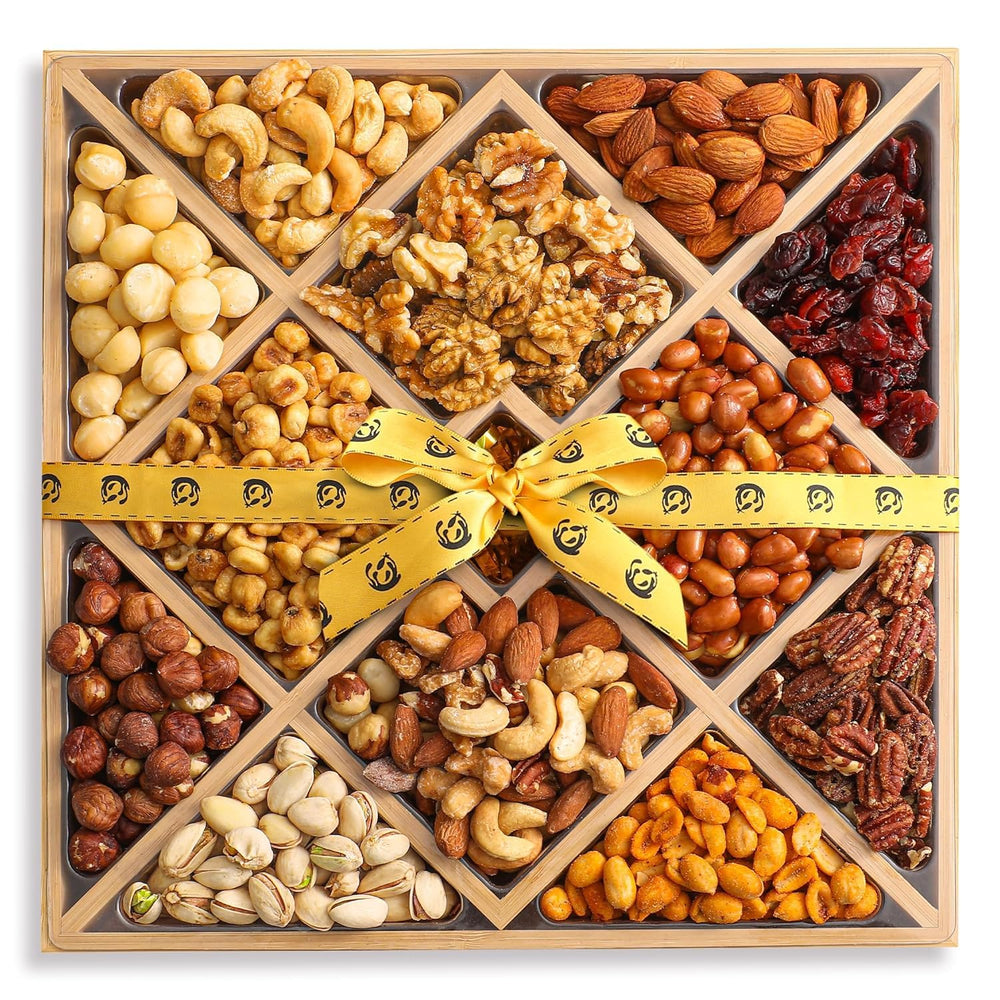 Artisanal Cravings Valentines nuts platter close-up, perfect for sharing.