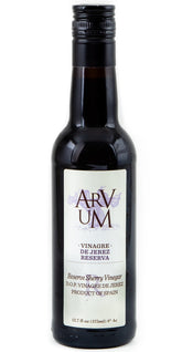 Arvum Sherry Vinegar bottle and label, ideal for dressings and marinades