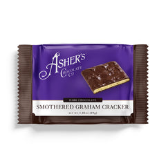Asher's Chocolates individually wrapped grahams 18-count emphasize freshness and convenient snacking
