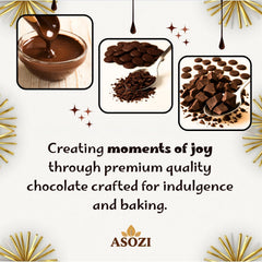 ASOZI coating wafers for desserts provide a glossy finish and professional look.