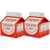 Aspen Mulling Original Blend packaging shows a festive gift-ready spice mix