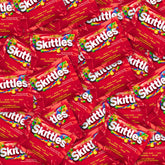 Assortit Skittles fun size bag, vibrant colors and fruity flavors.