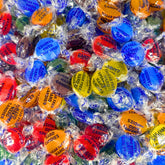 Assortit premium sugar-free hard candy assortment packaging, ideal for gifting and sharing.