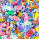 Assortit premium sugar-free Italian fruit jellies, vibrant bites ideal for keto snacking.