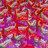 Assortit Skittles Gummies Mix 1.5 lb fun size pack ready for sharing at parties.