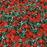 Assortit strawberry hard candy in a resealable bag front for fresh snacking