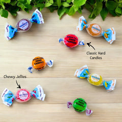 Assortit vegan gluten-free candies assortment ready for inclusive snacking.