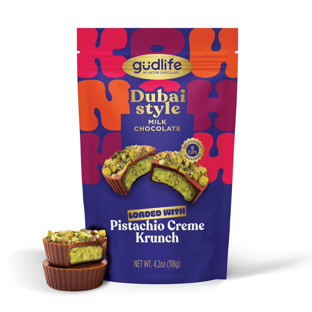 ASTOR Gudlife Dubai-style cups in a bag, perfect for sharing.