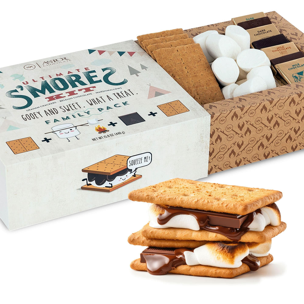 Astor Smores Kit ready for indoor or outdoor use during family gatherings.