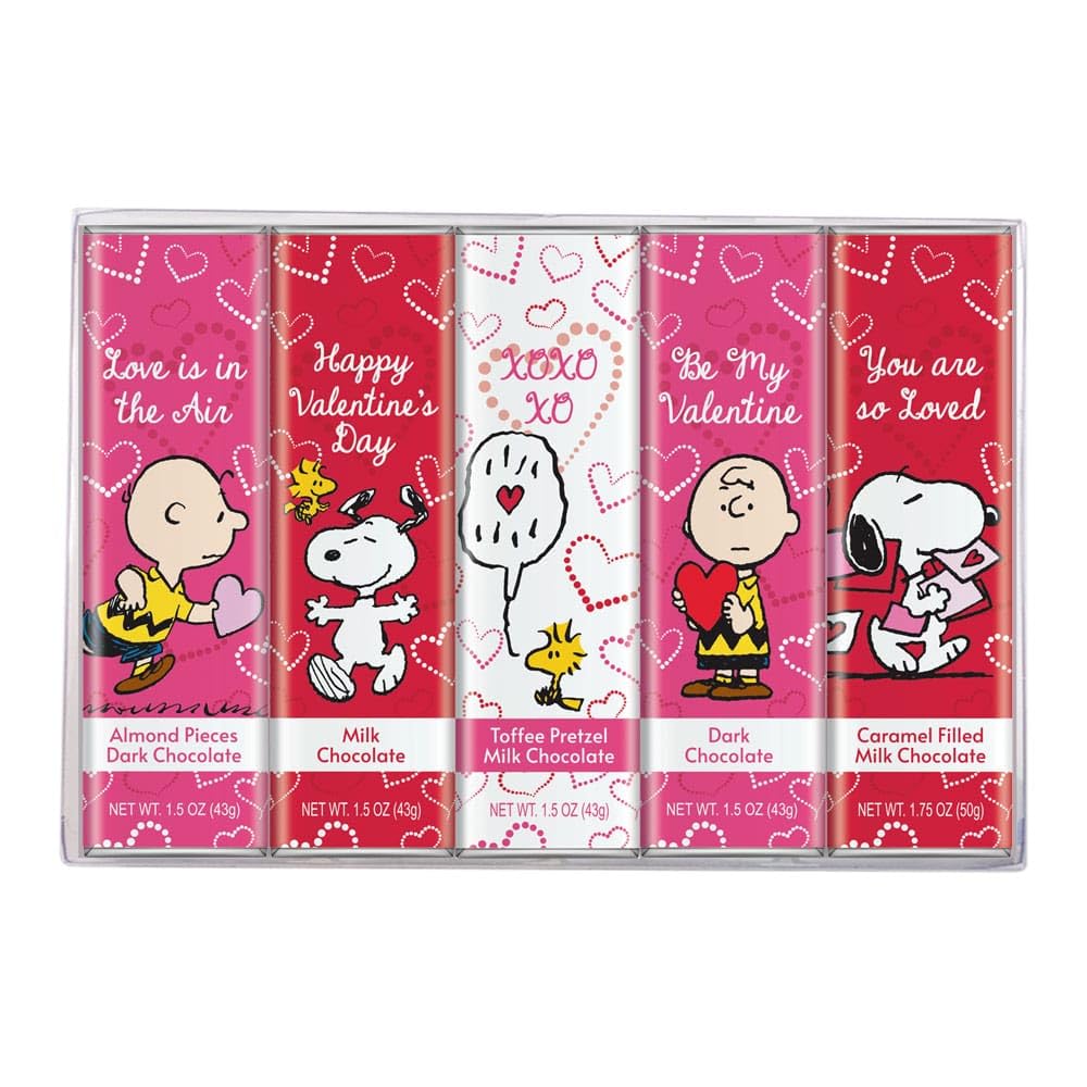 ASTOR Snoopy Gift Box cover featuring Peanuts characters, ideal for gifting