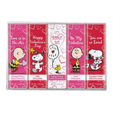 ASTOR Snoopy Gift Box cover featuring Peanuts characters, ideal for gifting
