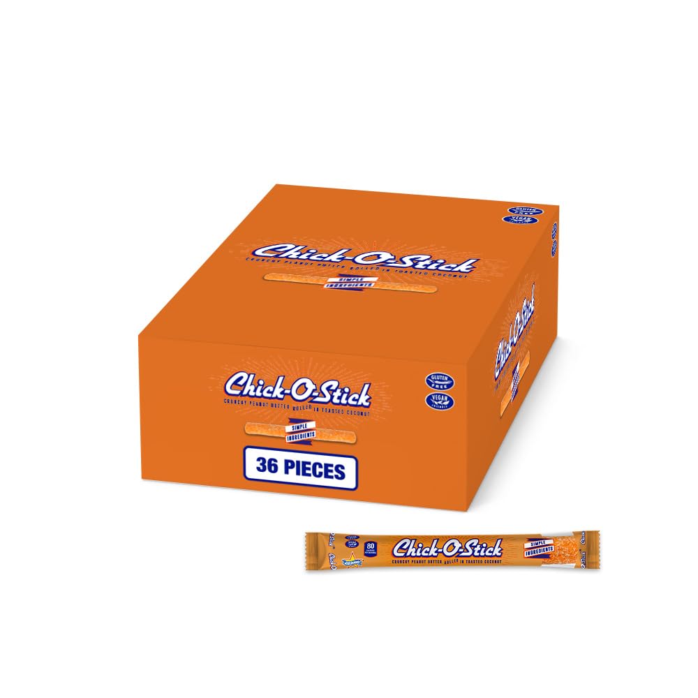 Atkinson's Chick-O-Stick packaging, ideal for party bowls and on-the-go snacking.