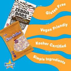 Atkinson's gluten-free kosher vegan labels on packaging