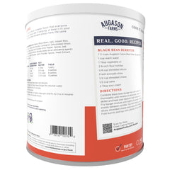 Gluten-free certification seal on Augason Farms packaging.