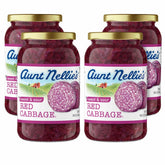 Aunt Nellie's Sweet & Sour Red Cabbage jar front—vibrant color and ready to serve