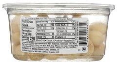 Aurora Products Organic Raw Macadamia Nuts bag and label showing organic health