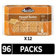 Austin Sandwich Crackers baked in the USA offering a reliable snack.