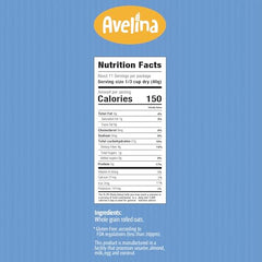 Avelina oats in a bowl, fiber-rich for daily meals.