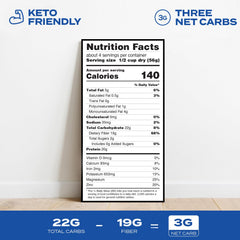 Aviate Keto Pasta Elbows featuring high protein, 20g per serving.