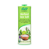 A.Vogel Herbamare seasoning bottle shows organic sea salt blend for flavorful, healthier meals.
