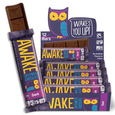 AWAKE Chocolate Bars 12-pack ready for quick energy between tasks