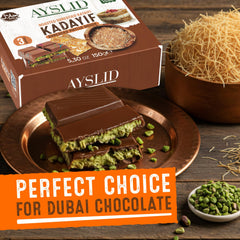 AYSLID Dubai-style pistachio desserts showcase authentic crunch and vibrant flavors