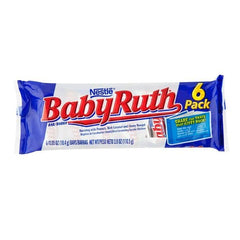 Baby Ruth fun size bar 2-pack packaging—great for sharing