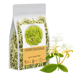 BACIOKIS Honeysuckle Buds Organic front view for fresh floral tea
