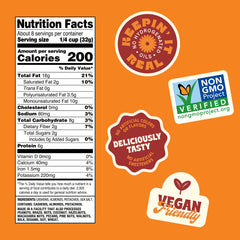 Close-up of Back to Nature Premium Nut Mix showing crunchy nuts, ideal for snacking.