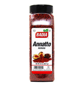 Badia annatto seeds whole 22oz jar shows authentic color for rice and stews