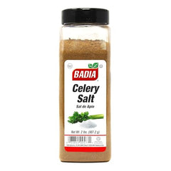 Badia Celery Salt on salads and dressings adds herbaceous balance.