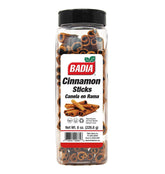 Badia cinnamon sticks in a jar, ideal for baking and beverages