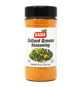 Badia Collard Greens Seasoning bottle boosts greens with bold southern flavor