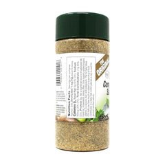 Shaker pouring Badia Complete Seasoning, a convenient all-purpose spice blend