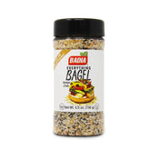 Badia Everything Bagel Seasoning bottle for savory crunch in meals