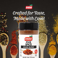 Badia Five Spice in a sizzling stir-fry dish for rich aroma