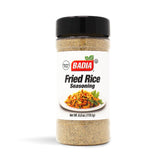 Badia Fried Rice Seasoning jar on countertop enhances home cooking with authentic flavor