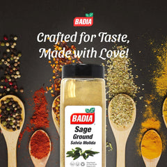 Badia Ground Sage spoon-dusting meal adds depth and warmth.