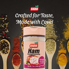 Badia Ham Seasoning glaze being brushed onto a holiday roast.