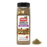 Badia Herbs de Provence bottle front view showing a versatile French seasoning for meats and vegetables