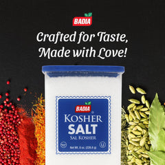 Badia Kosher Salt ideal for baking dough and bread