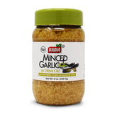 Badia minced garlic in olive oil 8 oz jar ready to sauté without peeling.