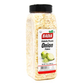 Badia Onion Flakes jar ready for pantry use, enhancing everyday meals.